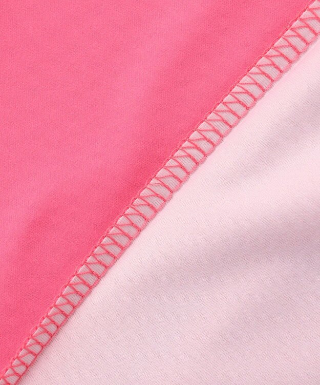 PW CIRCULUS 【WOMEN】SEA TURTLE メッシュコンビモックネックT ゴルフウェア レディース ピンク系