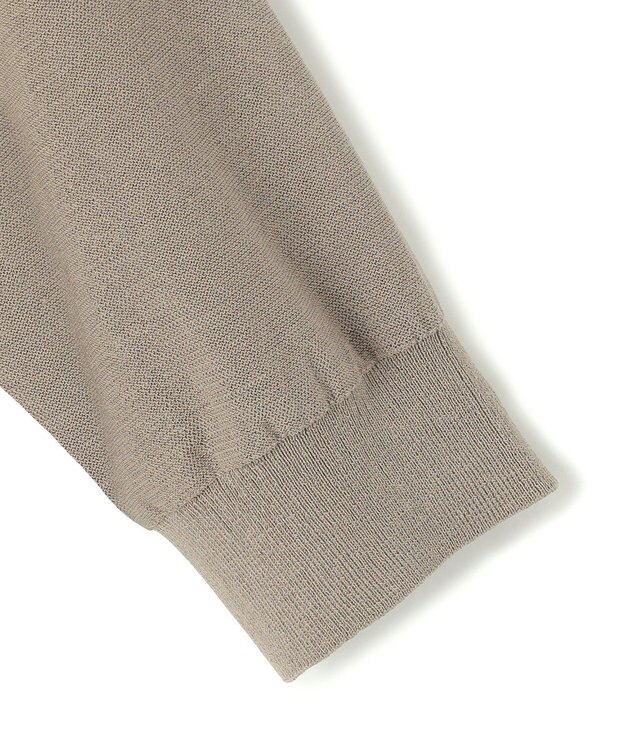 ICB 【洗える】 レースパターン ニット クリームブラウン系