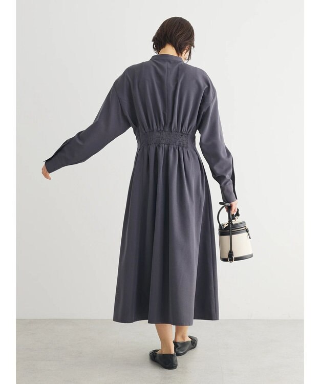 Green Parks ・ＥＬＥＮＣＡＲＥ　ＤＵＥ　ウエストタックワンピース Charcoal Gray