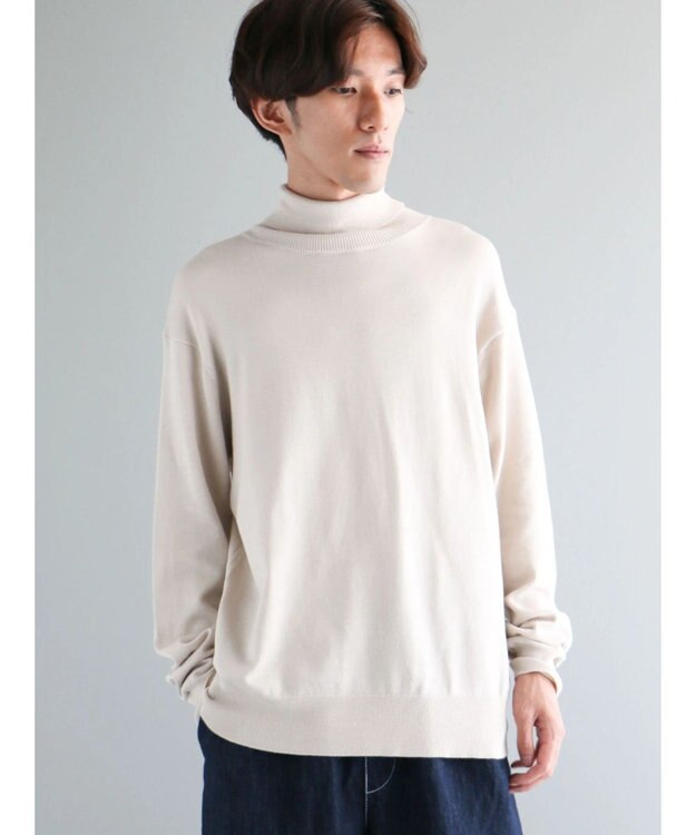 CRAFT STANDARD BOUTIQUE タートルネックニットプルオーバー Ivory