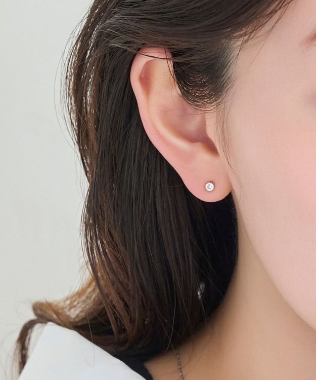 Phoebe 【金属アレルギー対応】6setビジューピアス　ゴールド/サージカルステンレス ゴールド