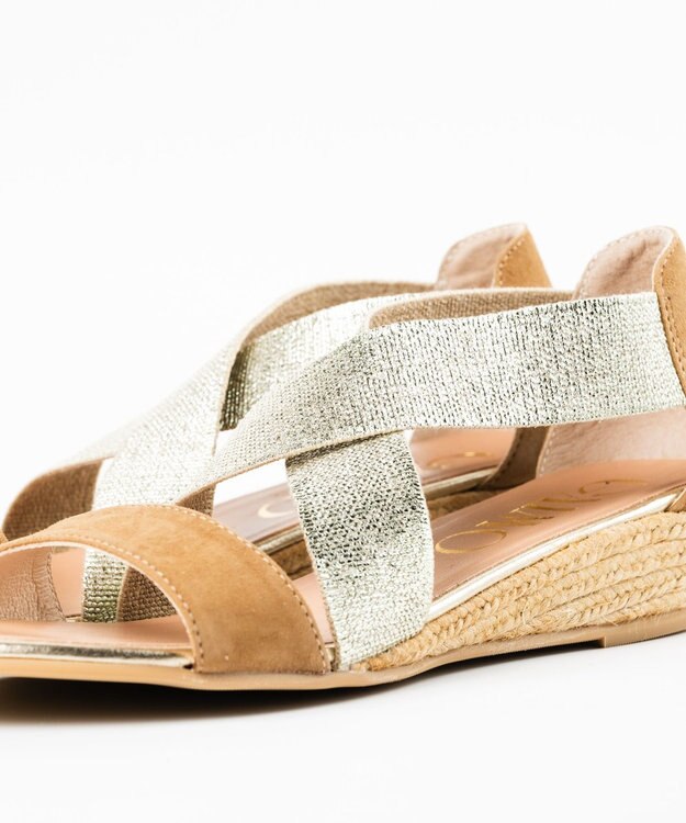 gaimo 【GAIMO/ガイモ】エラスティックエスパドリーユサンダル/NATAL-RS ベージュ