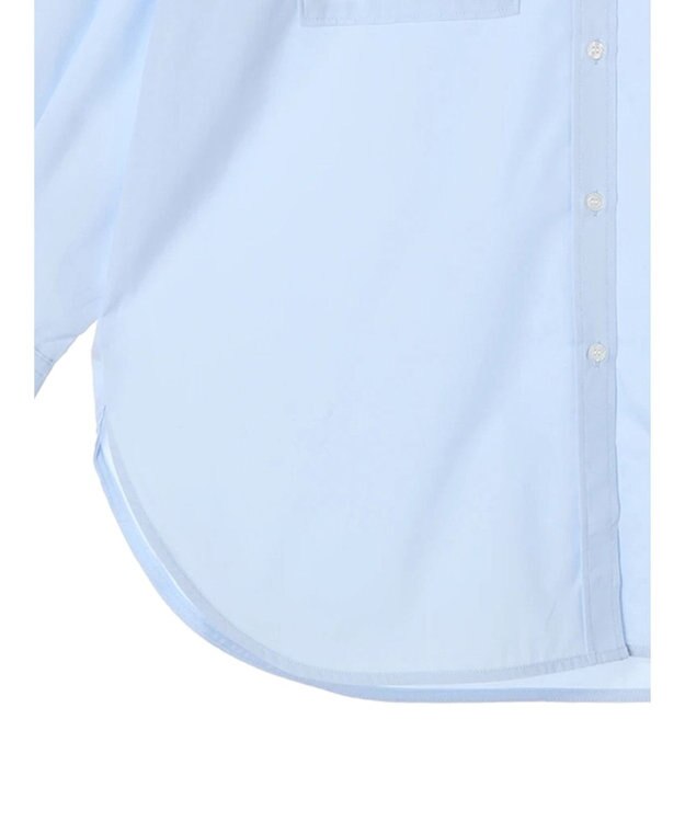 Green Parks イージーケア　ゆったりシャツ Sax