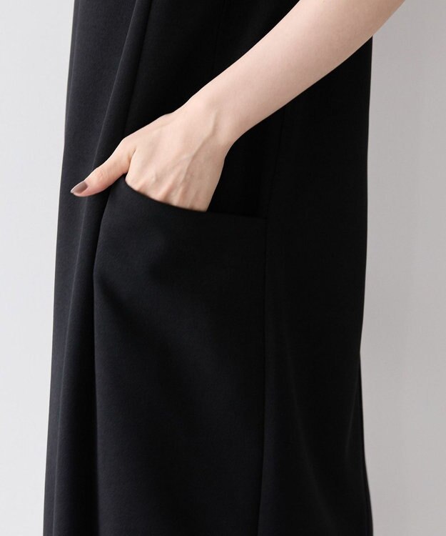 AMERICAN HOLIC Ｖネックコクーンワンピース Black