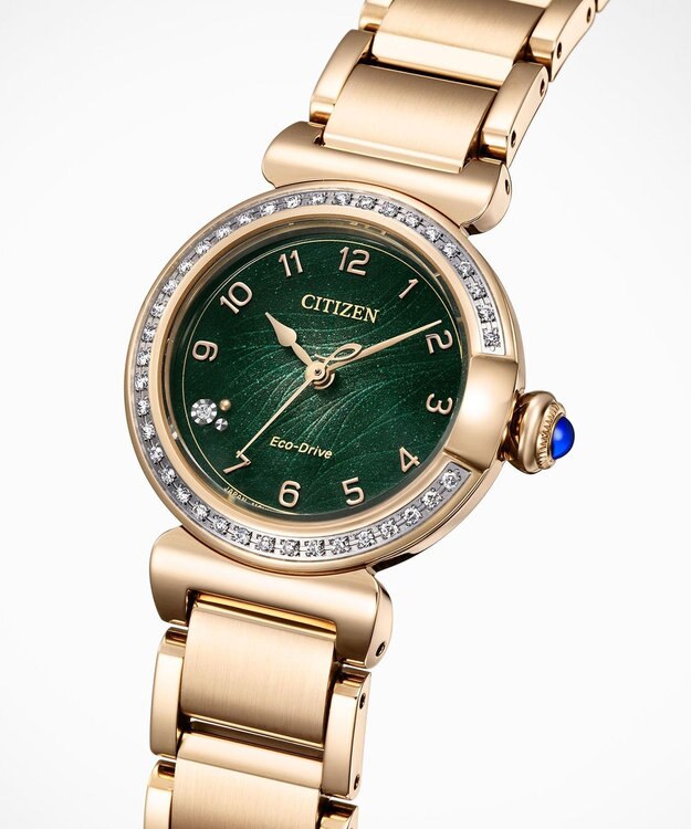 CITIZEN 【替えバンド付きウオッチ】スズランの葉の重なりを深みのあるグラデーションで表現した２way Model　CITIZEN L ウォームゴールド