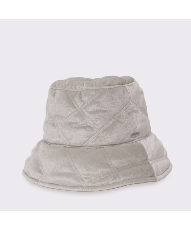 ATRENA 光電子糸キルティングバケハ グレージュ