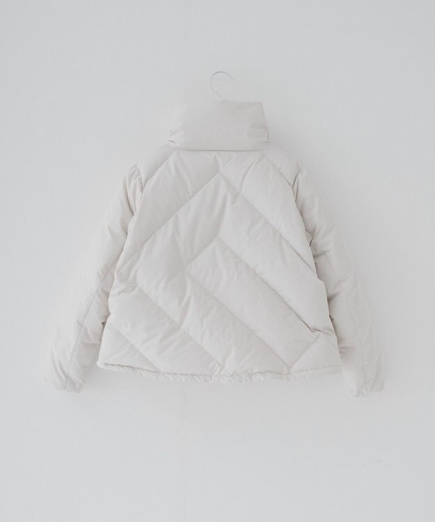 KWD 【日本製/高品質ダウン】STAND COLLAR DOWN BLOUSON ダウンブルゾン アイボリー