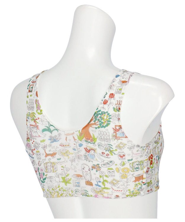 tsumori chisato SLEEP ツモリチサト ノンワイヤーブラ ナイトアップブラ 3Lまで対応 大きいサイズ ナイトブラ UBX533 /ワコール アイボリー