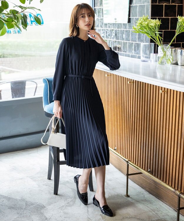 ANY SIS 【23.0~24.0cm】エナメルローファーパンプス ブラック