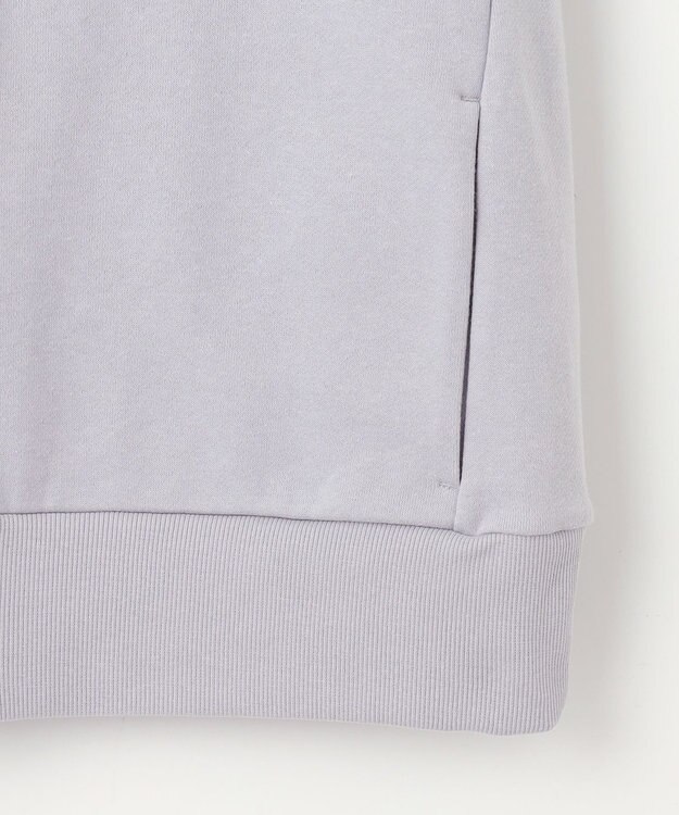 J.PRESS LADIES URAKE フーディー ジップアップ パーカー ライトグレー系