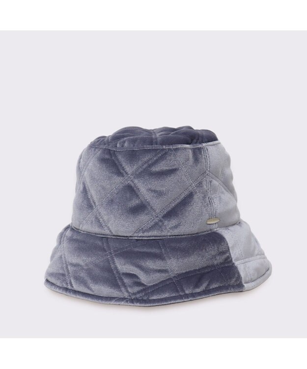 ATRENA 光電子糸キルティングバケハ ブルーグレー