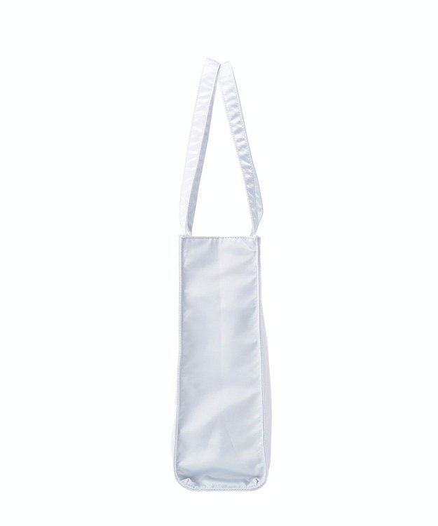 Maison de FLEUR サテンラインストーントートバッグ Light Blue