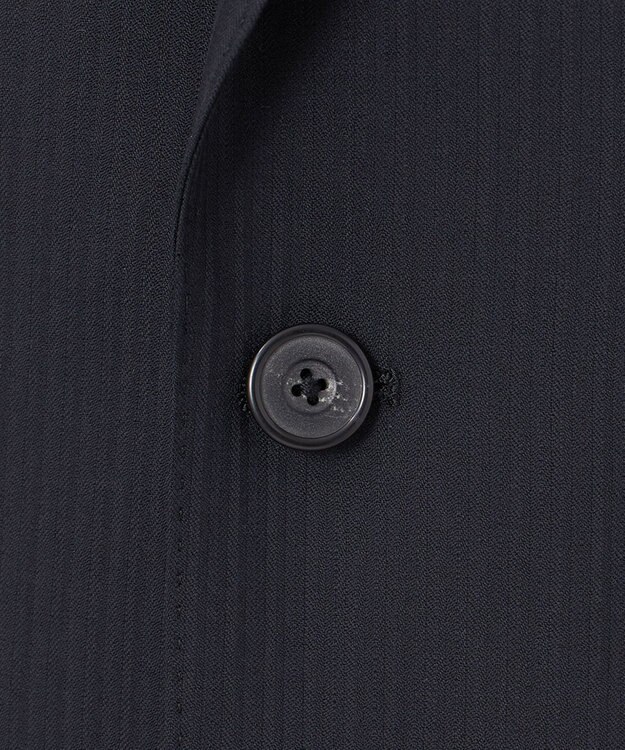 GOTAIRIKU 【御幸毛織】Superio160 ウールカシミヤ スーツ（ブラックストライプ） ブラック系8