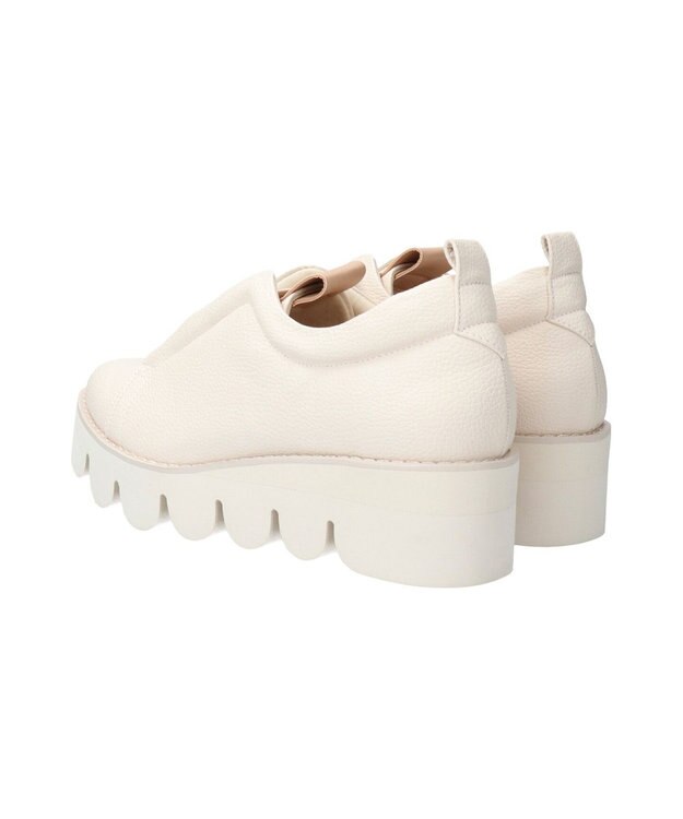 Bridget Birkin 【Round About】甲ゴムヒールアップスニーカー ホワイト