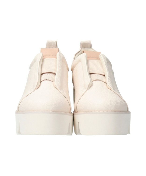 Bridget Birkin 【Round About】甲ゴムヒールアップスニーカー ホワイト