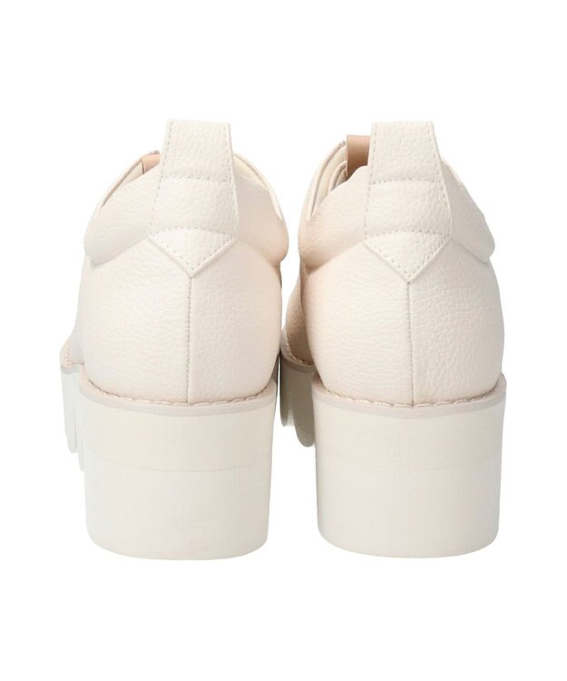 Bridget Birkin 【Round About】甲ゴムヒールアップスニーカー ホワイト