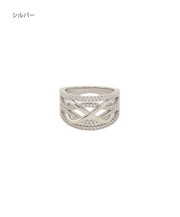 MOONBAT Luna Luce(ルナルーチェ)スカーフリング Pave Setting パヴェセット お手持ちのスカーフを通すだけ ギフト シルバー