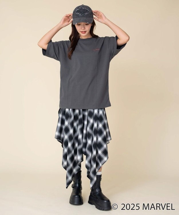 WEGO 【ユニセックス着用ITEM/SMLサイズ展開】MARVELグラフィックT（S） 柄2