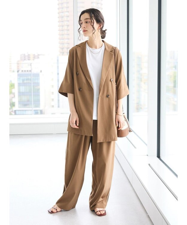 CRAFT STANDARD BOUTIQUE バイオ天竺ノースリタンク Off White