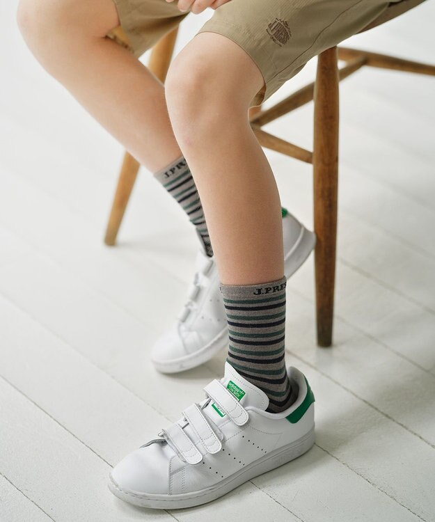 J.PRESS KIDS 【19-26cm】3P ソックス ネイビー系