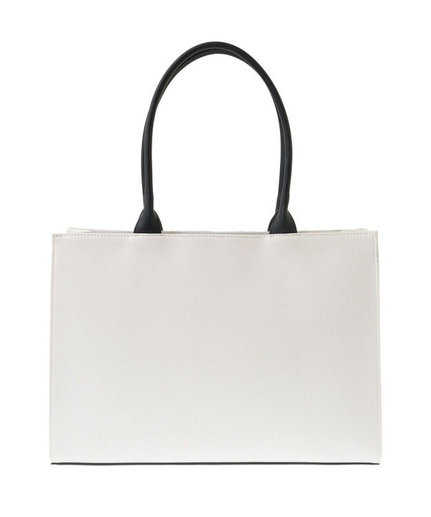 Maison de FLEUR ロゴ刺繍キャンバストートバッグ Black