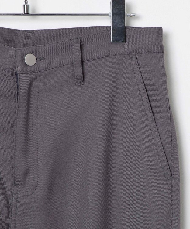 WEGO 【ユニセックス着用ITEM】ルーズフィットフレアトラウザー グレー