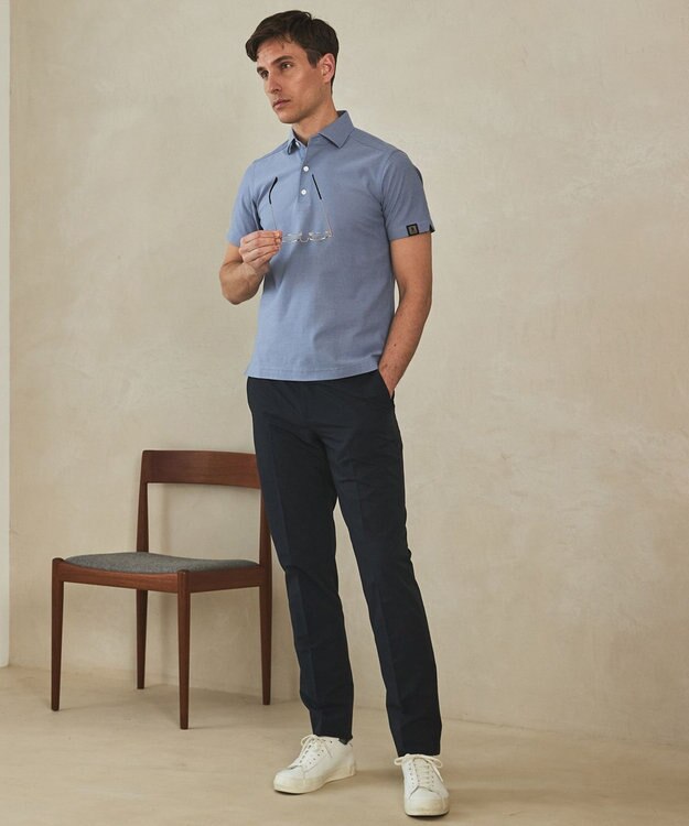 GOTAIRIKU 圧倒的清涼感【夏に必要なカイテキ7機能】クールドッツ セットアップパンツ_クラシックプリント(26年モデル) ネイビー_クラシックプリント