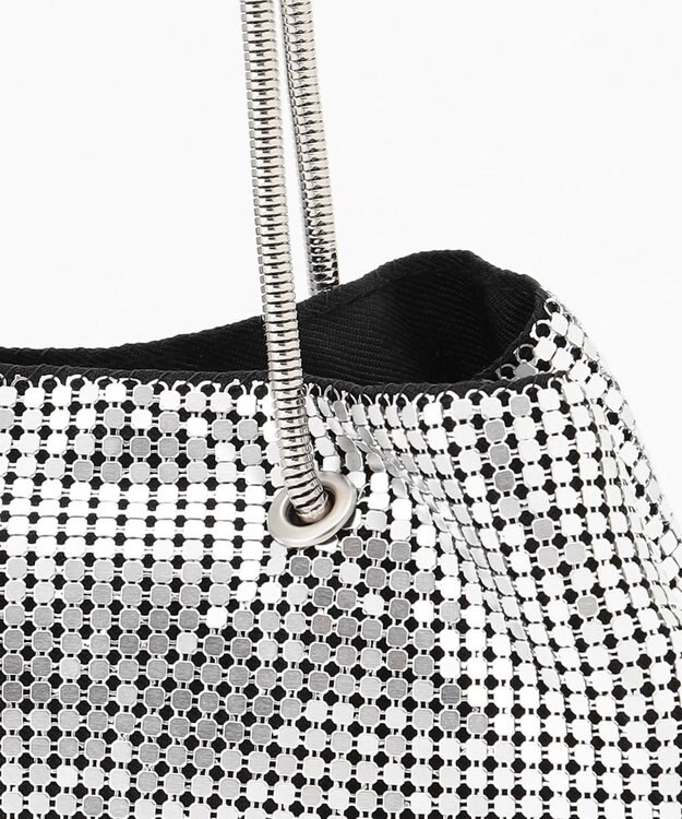 ICB 【CLASSY.1月号掲載】2WAY キラキラバッグ シルバー系