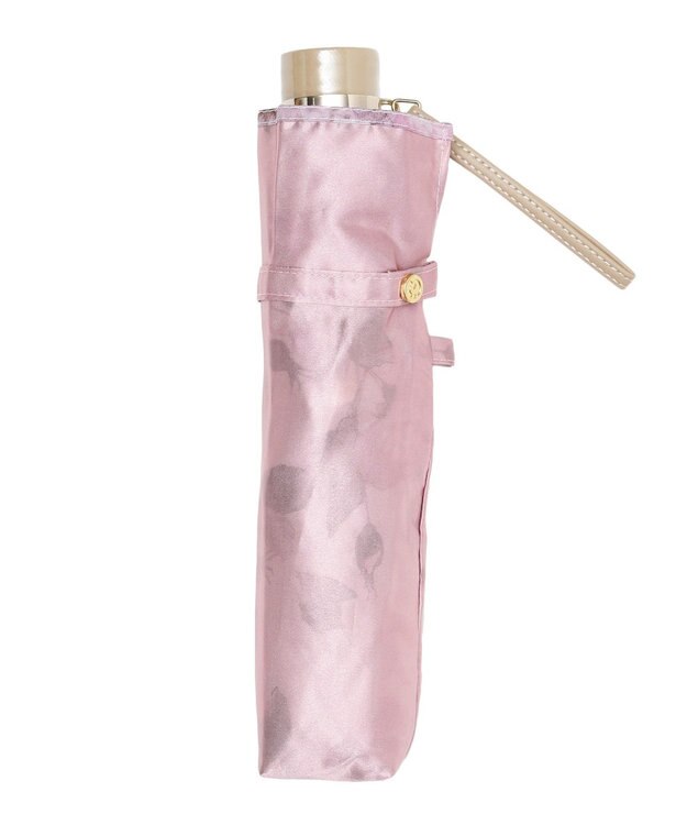 MOONBAT ミラショーン (mila schon) 折りたたみ傘 内側花プリント ピンク