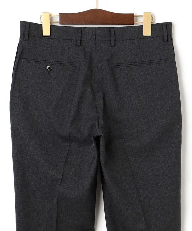 J.PRESS MEN 【J.PRESS BASIC】ペピンメリノコンフォート プレインストレッチ スラックス グレー系
