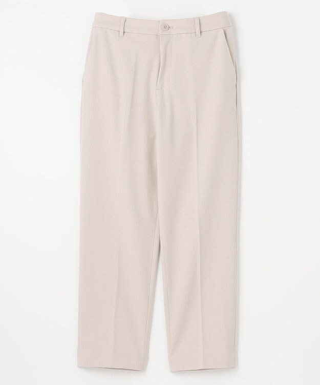 ANY 【ウエストゴム/リントラク加工/裏起毛/ストレッチ】シークレットウォーム　テーパードパンツ アイボリー