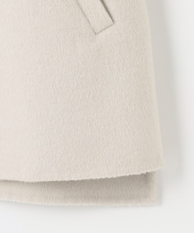 UNFILO 【撥水】ウール混リバー ジレ ベージュ系