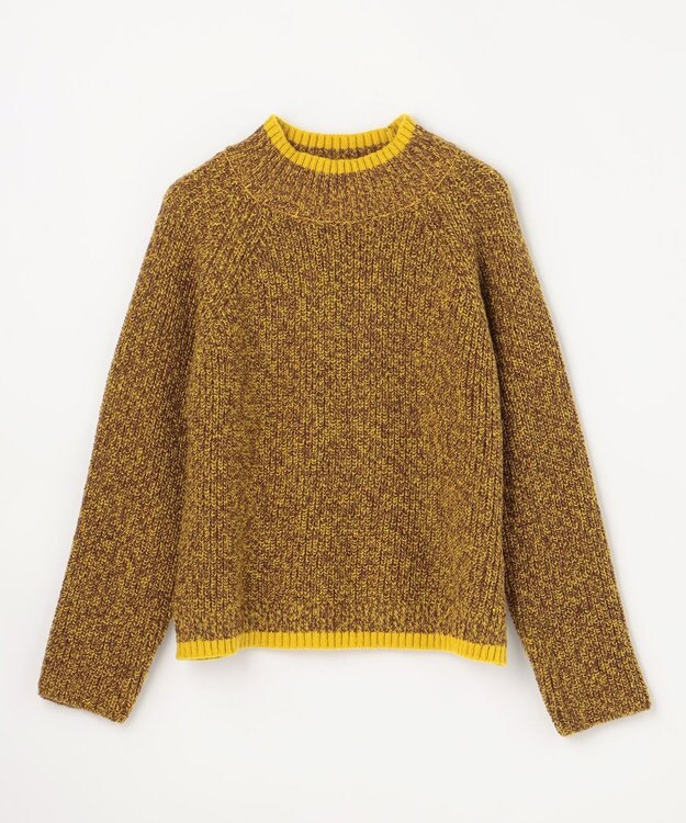 ANY L 【5色展開】バイカラーMIXニット マスタードMIX