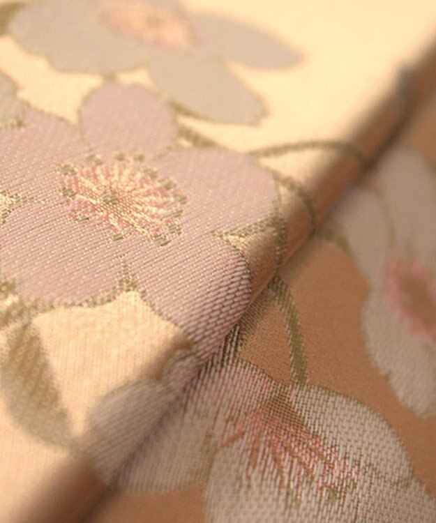 槇田商店 絵おり 桜(さくら) 長傘 ベージュ