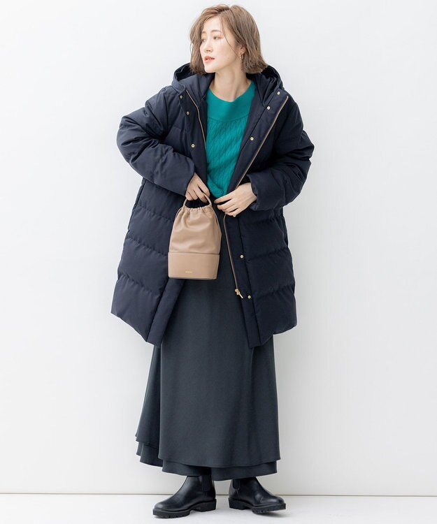 23区 【SLOW/一部店舗限定】ヴィンテージツイル スカート ダークグレー系