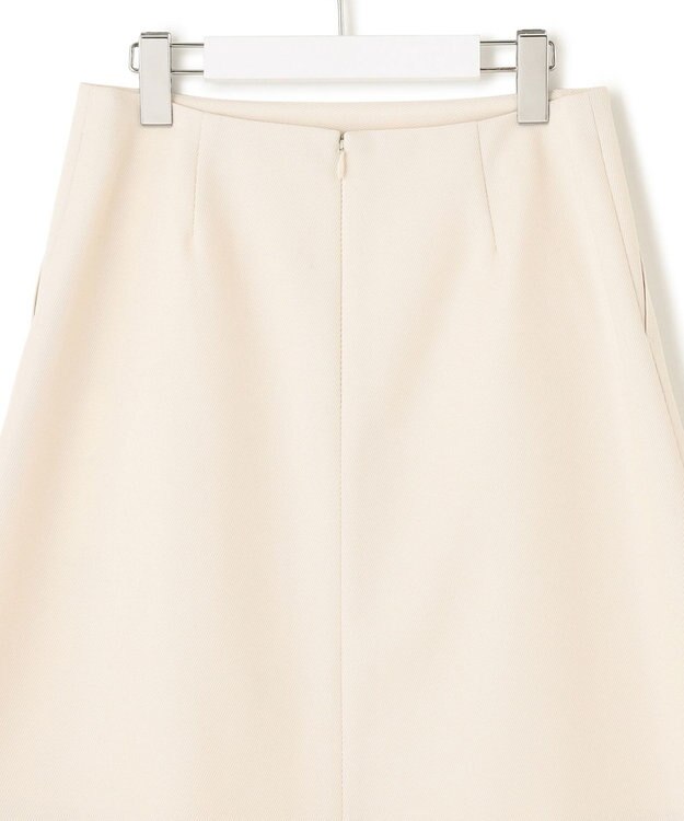 23区 L 【CLASSY.12月号掲載】】ポリエステルウールカルゼ ショート丈 スカート アイボリー系