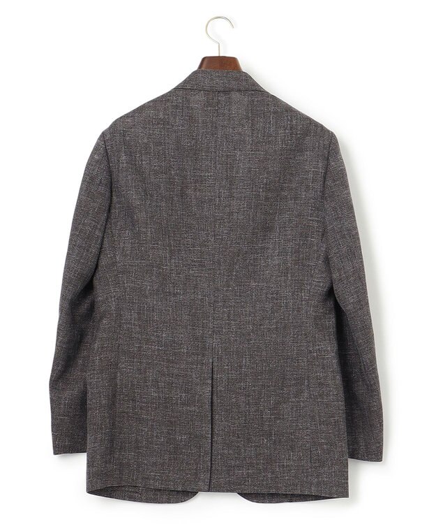J.PRESS MEN 【WEB・一部店舗限定】COOL AIRY TWISTリネンミックス ジャケット ダークブラウン系