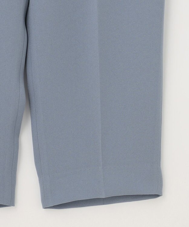 NAVE 【ReNAVE　洗える】バックサテンジョーゼット スモーキーブルー