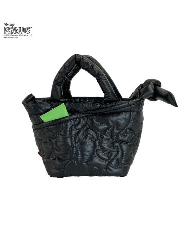 ROOTOTE 8449【スヌーピー】IP.ベビールー.キルト.ピーナッツ-0N 01：シャイニーブラック