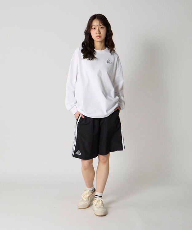 OP／FILA 【Kappa】ロング丈ボードショーツ ブラック