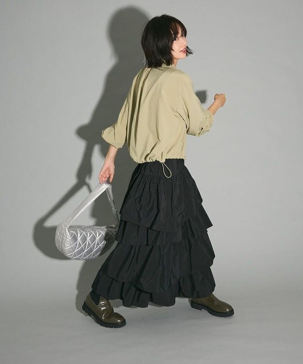 Green Parks ライトＺＩＰシャツブルゾン Olive