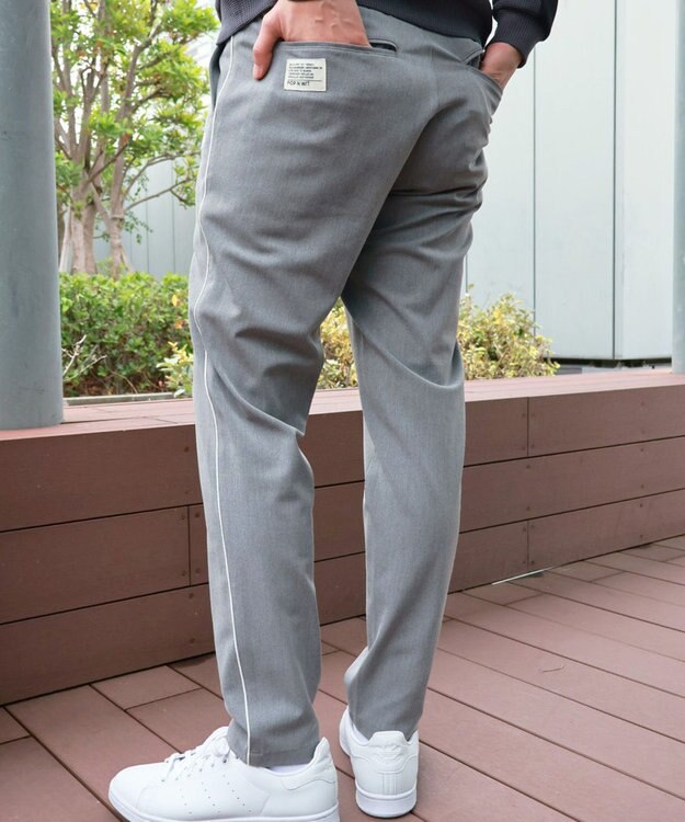 PW CIRCULUS 【MEN】ウールライク テーパードパンツ  ゴルフ グレー系