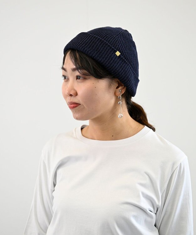 ATRENA rinon dot Daily SILK / CIRCUS Knit Cap2 ネイビー