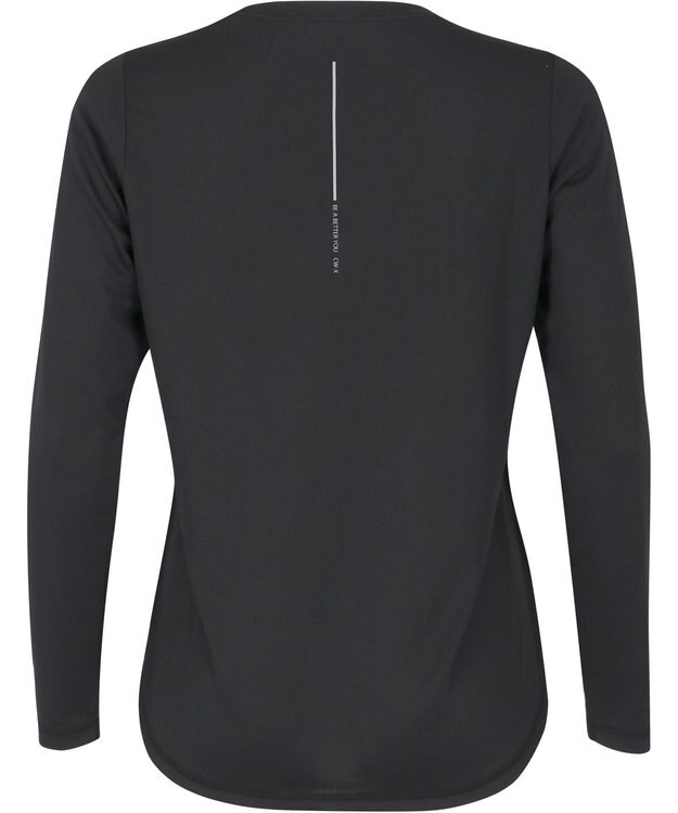 CW-X 【WOMEN】 CW-X トップス 【薄軽ランニングシャツ】 長袖 Ｕネック 吸汗速乾性(本体) レディース DLY159 /ワコール ブラック