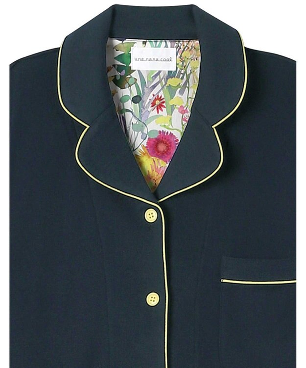 une nana cool 【綿100％】フライスパジャマ　ＭＡＤＥ　ＷＩＴＨ　ＬＩＢＥＲＴＹ　ＦＡＢＲＩＣ BU