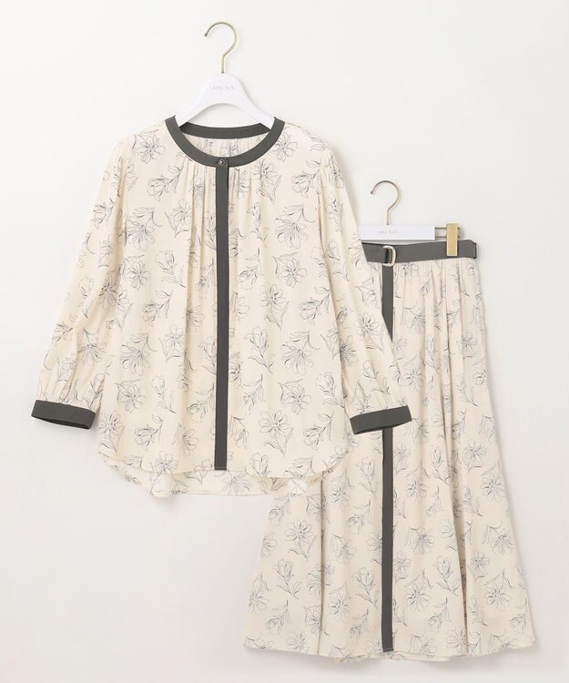 ANY SIS 【全骨格対応】セットアップ ワンピース アイボリーベース