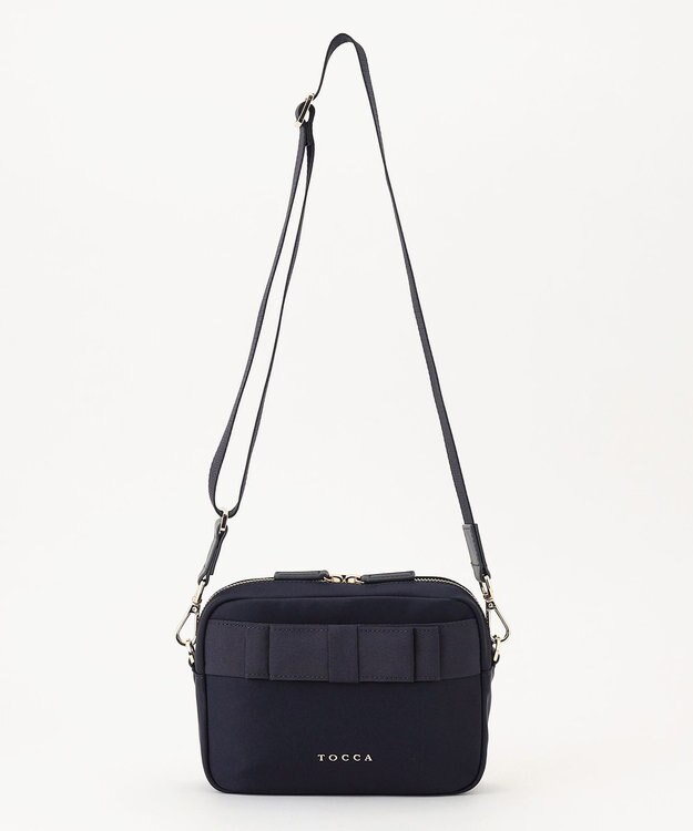 TOCCA 【撥水】NOBLE RIBBON CAMERABAG バッグ ネイビー系
