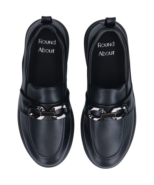 Bridget Birkin 【Round About】メタル飾りローファースニーカー ブラック