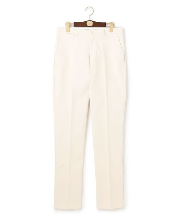 J.PRESS MEN モールスキンストレッチ スローンパンツ アイボリー系