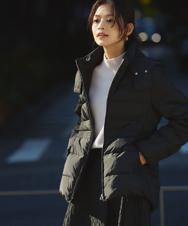 組曲 【8色展開・WEB限定】ウールカシミヤミックス ハイネック ニット アイスピンク系